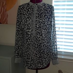 Leopard print blouse